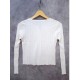 Cardigan Putih Rib