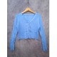 Cardigan Biru Crop