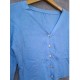 Cardigan Biru Crop