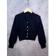 Cardigan Crop Lengan Balon
