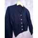 Cardigan Crop Lengan Balon
