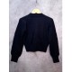 Cardigan Crop Lengan Balon