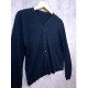 Cardigan Hitam Salur