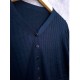 Cardigan Hitam Salur