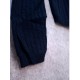 Cardigan Hitam Salur