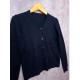 Cardigan Hitam Kancing