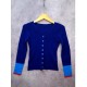 Cardigan Biru Elektrik