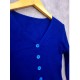 Cardigan Biru Elektrik