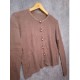 Cardigan Coklat Kancing