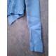 Cardigan Biru Crop Slim