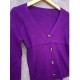 Cardigan Ungu Slim