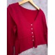 Cardigan Merah Crop