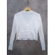 Cardigan Putih Kancing