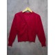 Cardigan Merah Crop Smoke