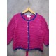 Cardigan Fuschia Texture