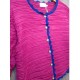 Cardigan Fuschia Texture