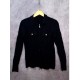 Cardigan Hitam Resleting