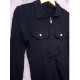 Cardigan Hitam Resleting