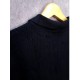 Cardigan Hitam Resleting