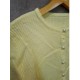Cardigan Crop Kuning