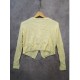 Cardigan Crop Kuning