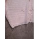 Cardigan Pink Waffle
