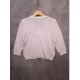 Cardigan Pink Waffle