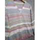 Cardigan Garis Multi