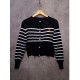 Cardigan Salur Putih