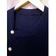 Cardigan Navy Samping
