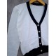 Cardigan List Hitam